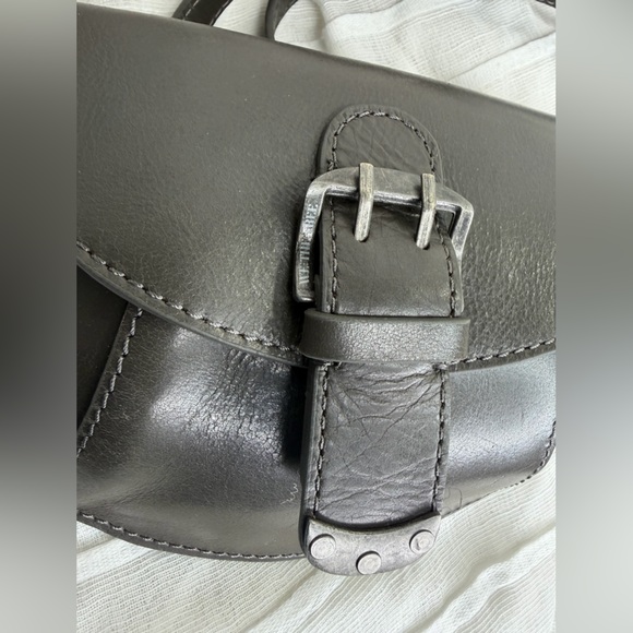 Free People We the Free Crescent Leather Crossbody • Onyx - Picture 3 of 7